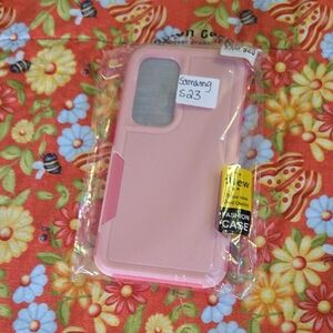 Samsung Protective Pink Armor Case for Galaxy S23